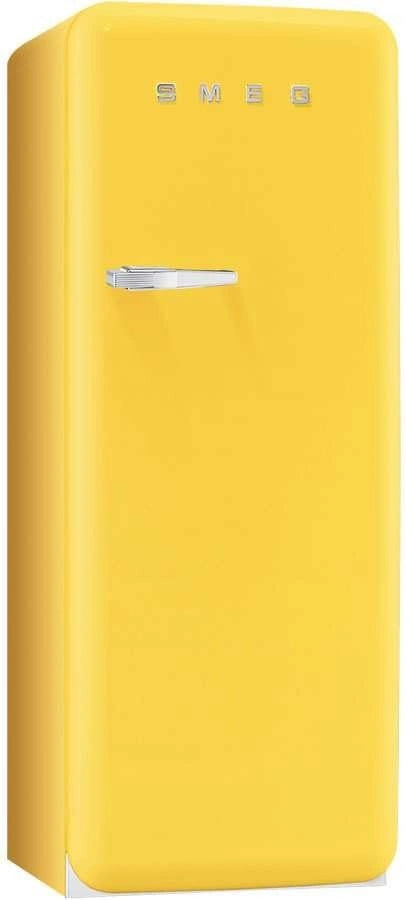 Smeg, Réfrigérateur, FAB28RG1, 248 L, Jaune