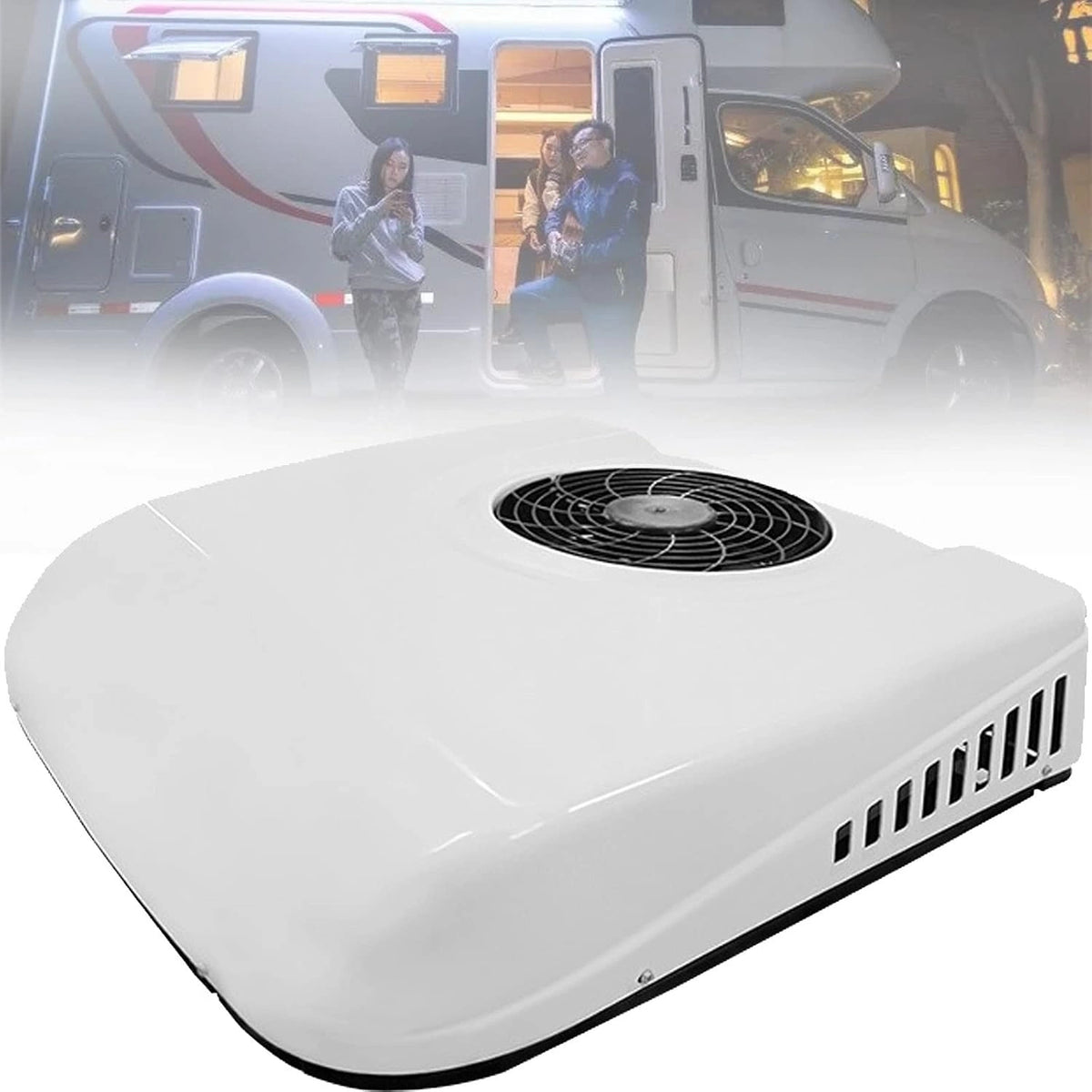 Climatiseur, 12V, 24V, refroidissement, Blanc