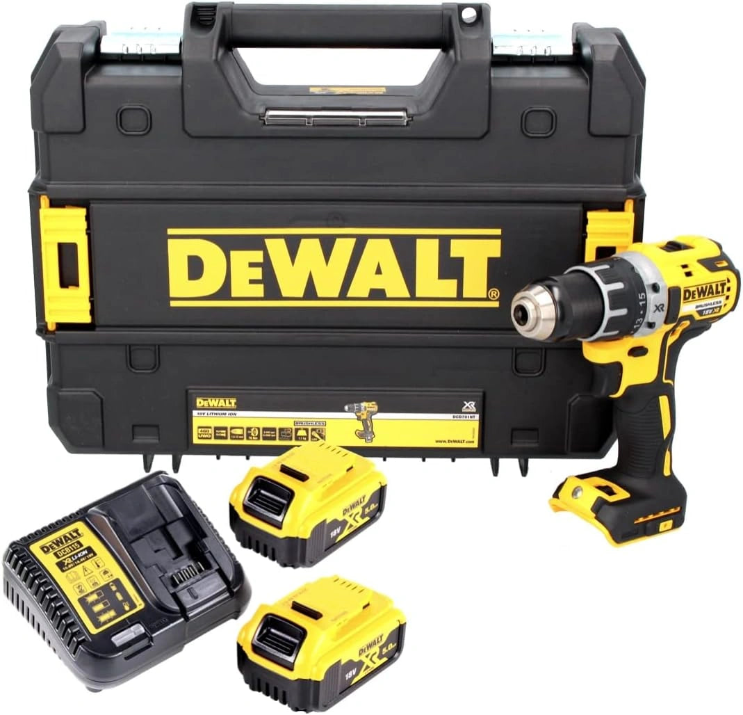 DEWALT, Chargeur, DCD791P2-QW, 460W, 18V, sans fil, format compact