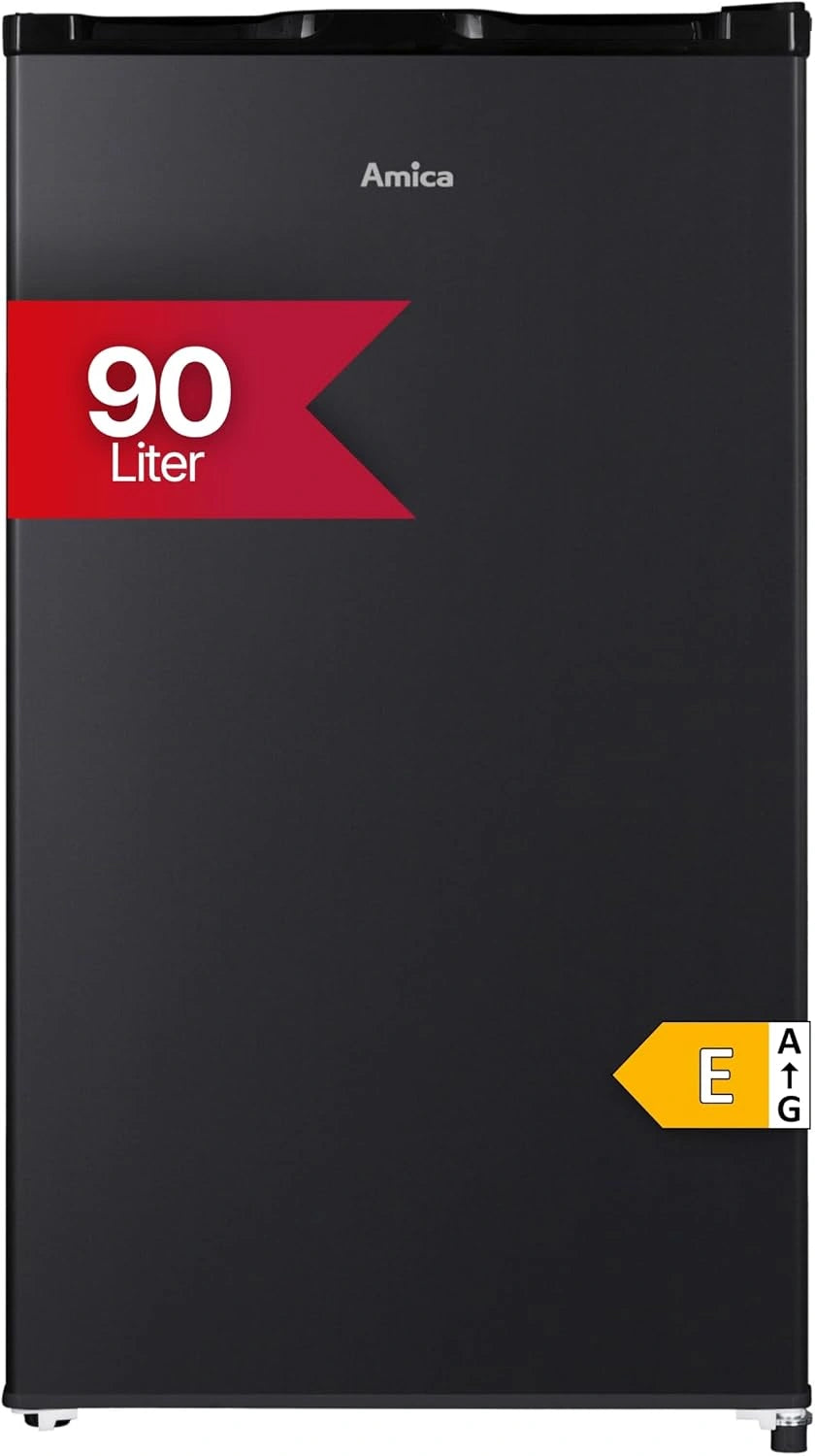 Amica, Réfrigérateur, 90 l, technologie Inverter, fonctionnement automatique, Noir