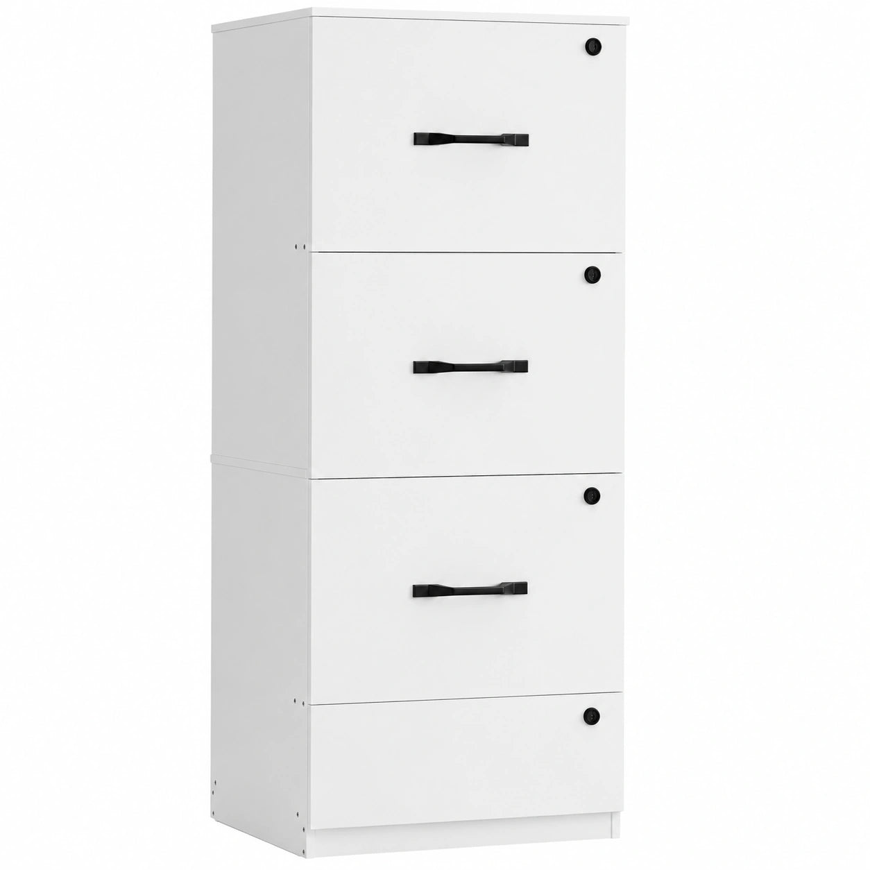 Armoire de Bureau avec Tiroirs Verrouillables et ¨¦tag¨¨res Ajustables