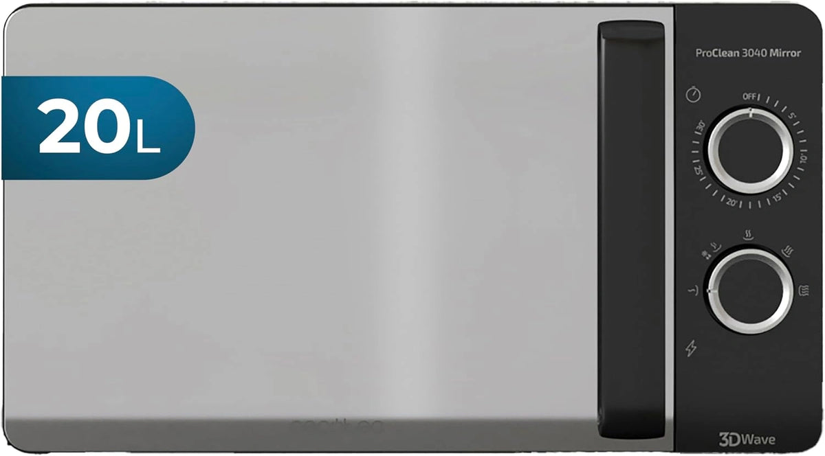 Cecotec, Four à micro-ondes, 20 L, 700 W, Noir
