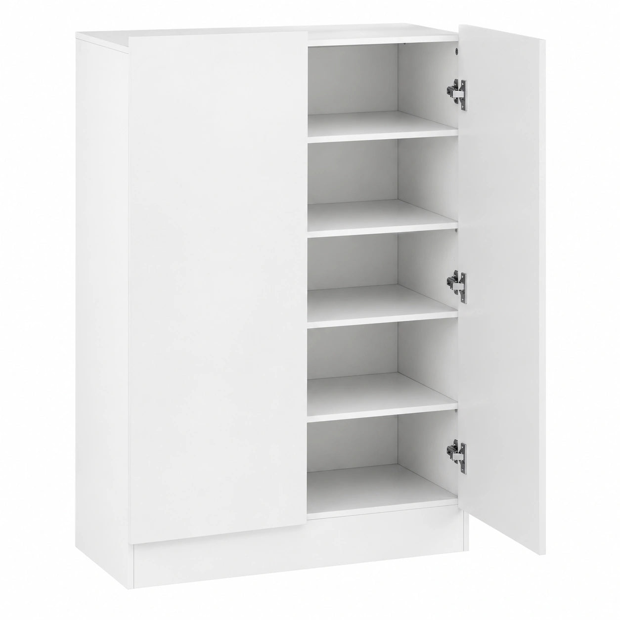 Armoire ¨¤ Chaussures Moderne 20 Paires avec ¨¦tag¨¨res R¨¦glables et Portes Douces