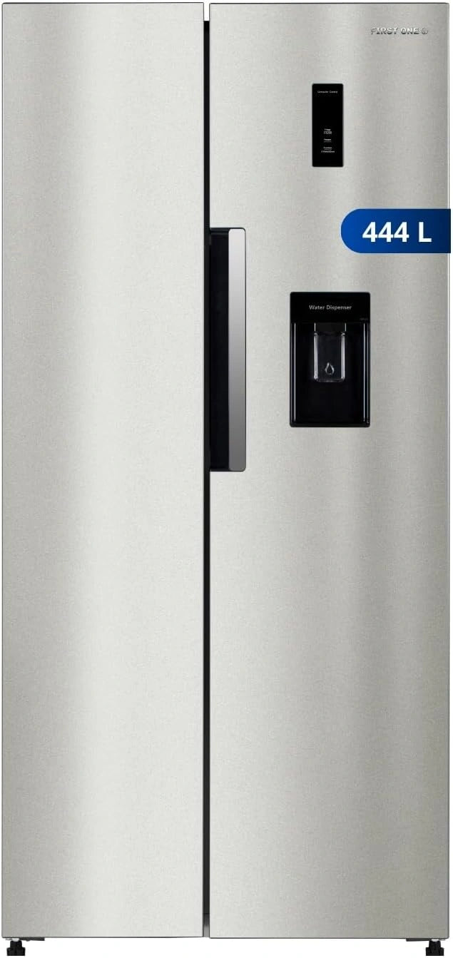 First, Réfrigérateur, FSBS444IX, 444L, 276L, 168L, Argenté