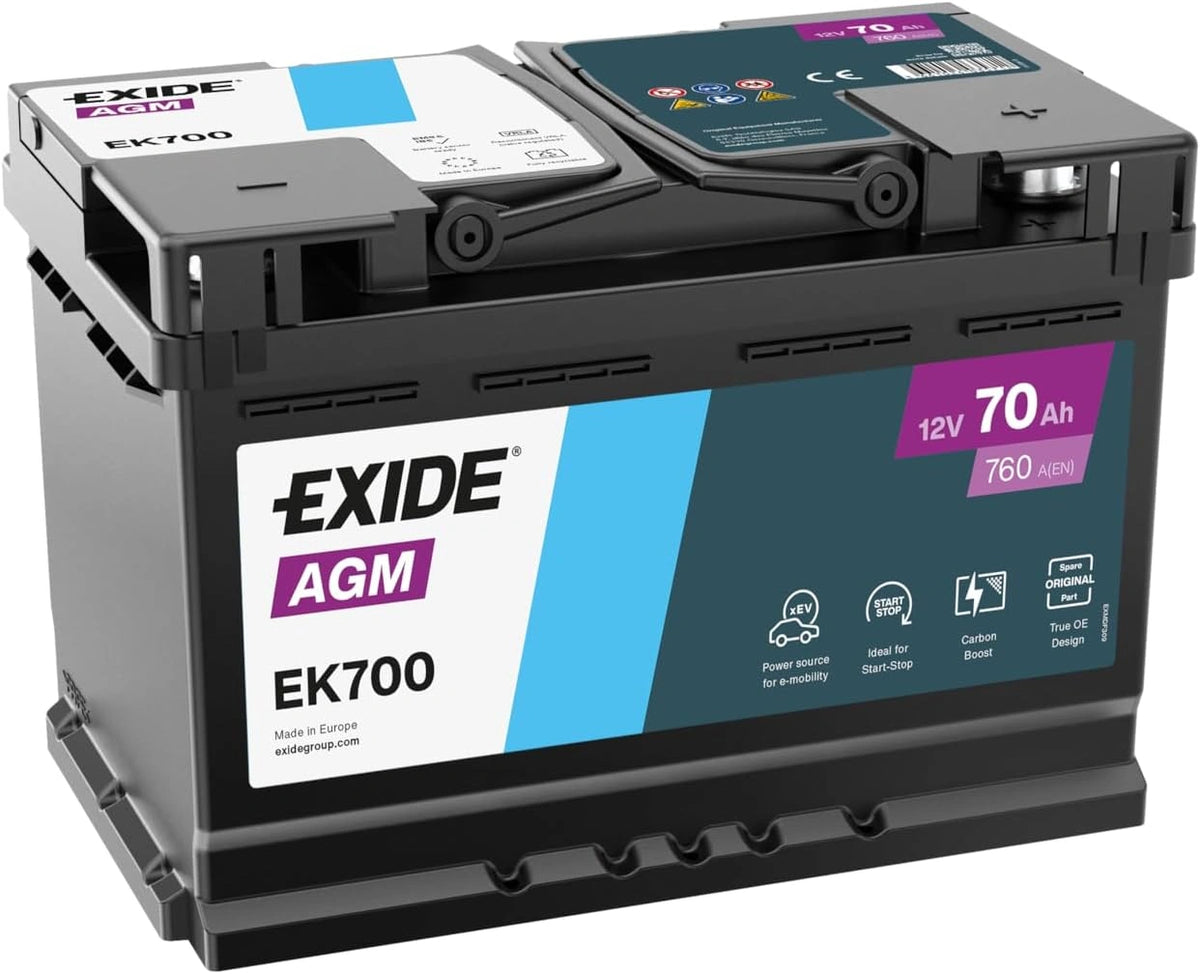 EXIDE, Batterie, EK700