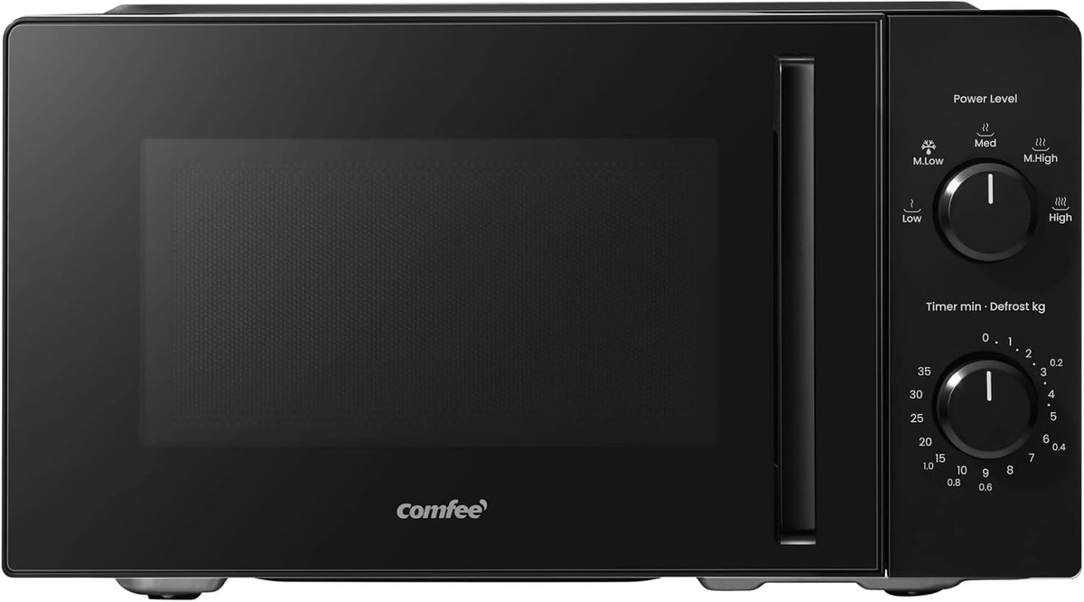 Comfee, Four à micro-ondes, CMO-MM20L2NFPE, 20 L, 700 W, format compact, Noir