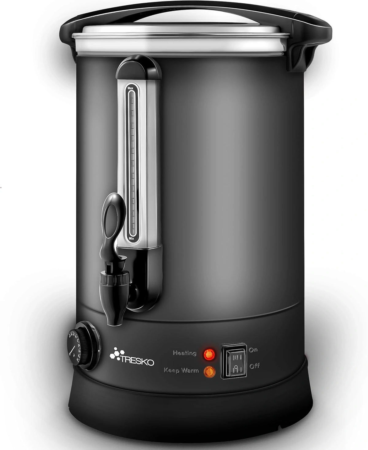 TRESKO, Bouilloire électrique, 20 l, 2500 W, Argenté