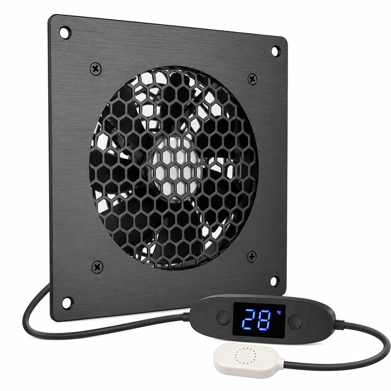 Ventilateur USB 120 mm silencieux ¨¤ contr?le thermique pour armoire