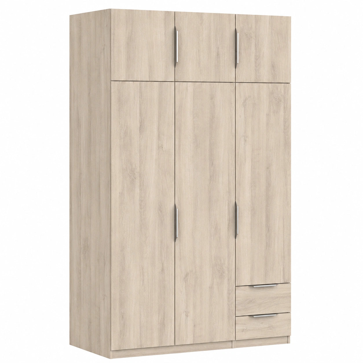 Grande armoire moderne avec penderie et tiroirs