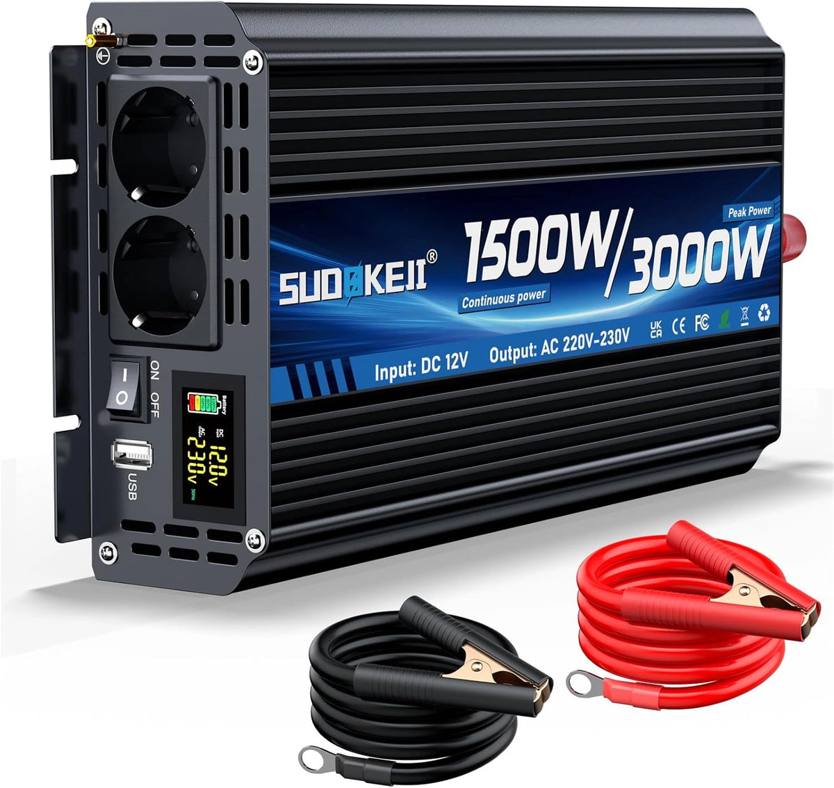 Onduleur, 1500W, 3000W, 12V