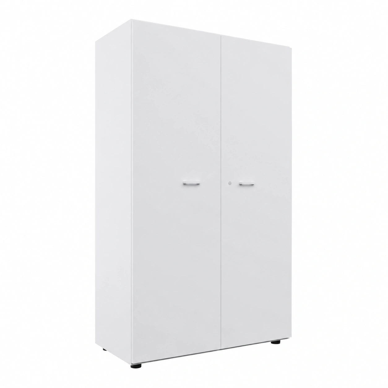 Armoire de rangement moyenne avec portes blanches
