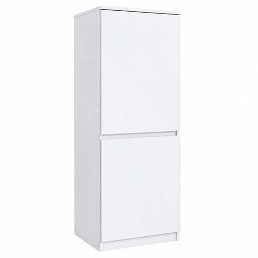 Armoire ¨¤ chaussures moderne avec ¨¦tag¨¨res et portes blanches pour entr¨¦e