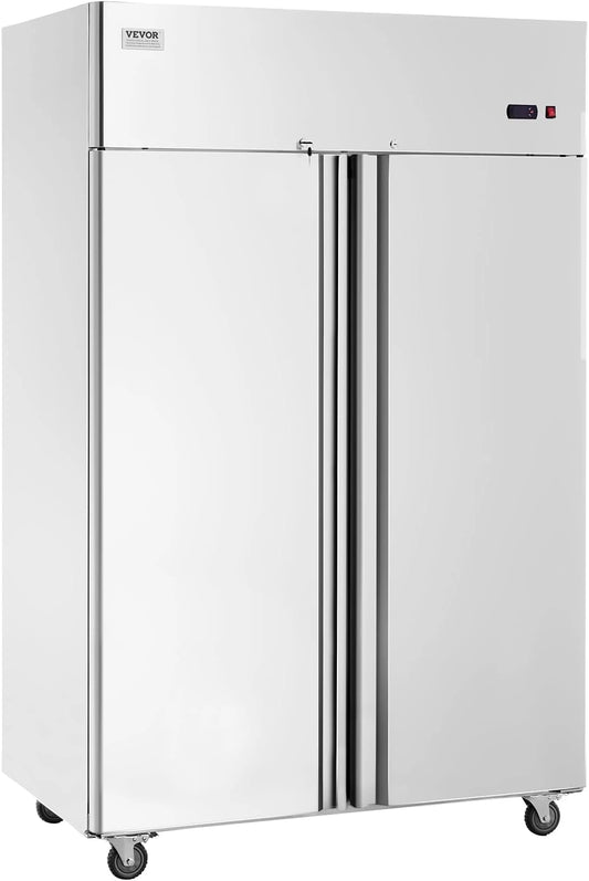 VEVOR, Réfrigérateur, 1100 L, fonctionnement automatique, Argenté