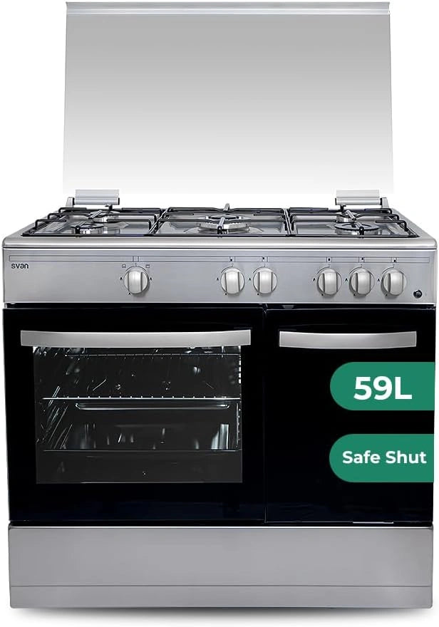 Svan, Four électrique, SKGW5901PBX, 59 l, Argenté