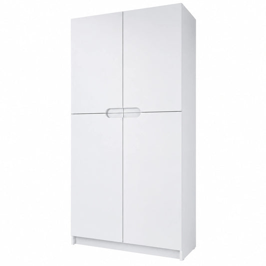 Armoire de Bureau Haute avec Compartiments et Portes