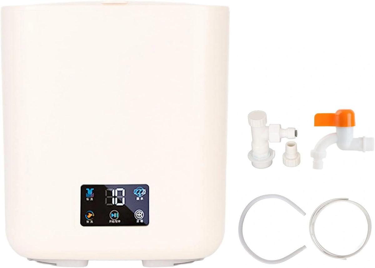 Petite, Lave-linge, 100-240V, 7L, 240V, format mobile, fonctionnement automatique, Beige