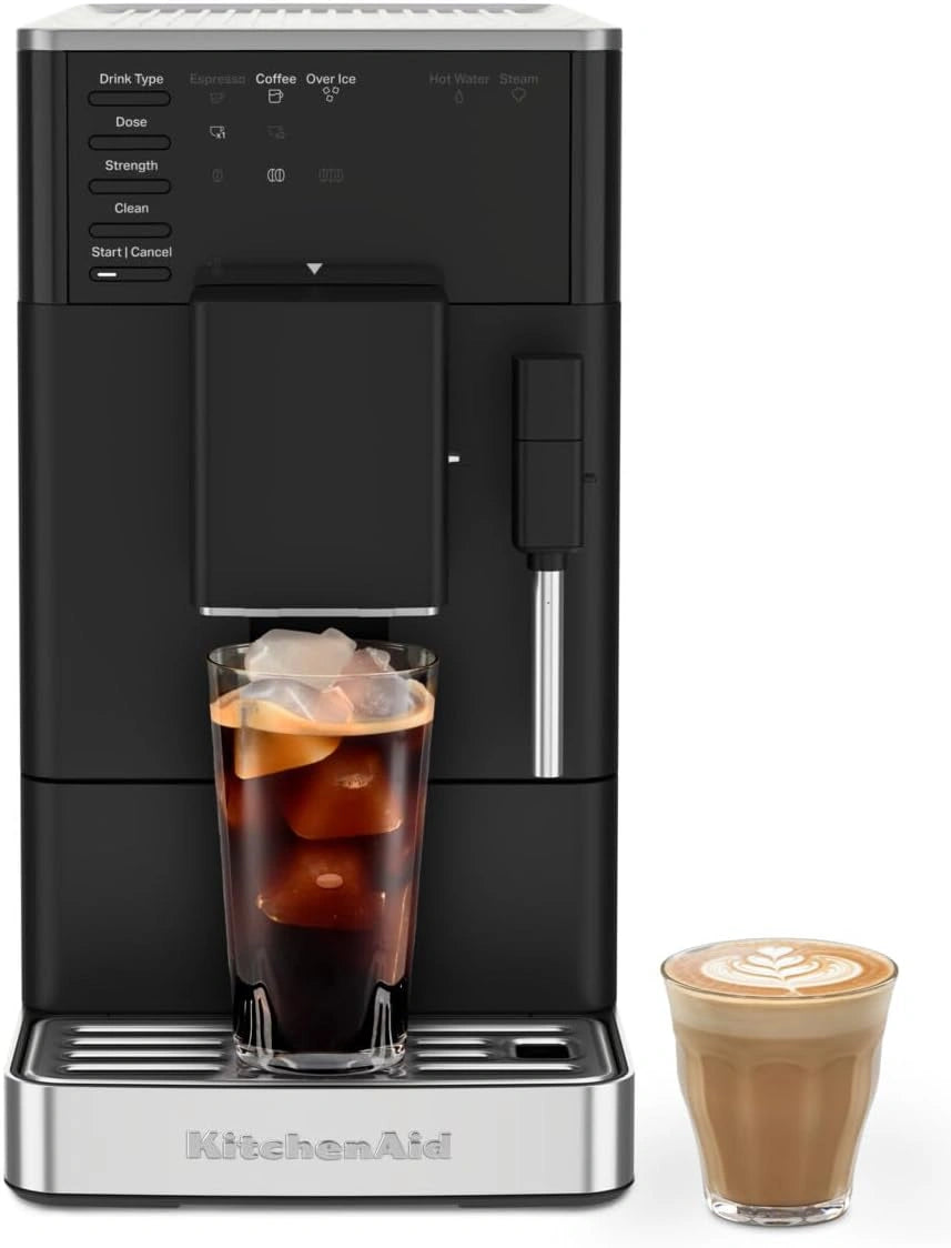 KitchenAid, Machine à café, KF2, fonctionnement automatique, fonction vapeur, Noir