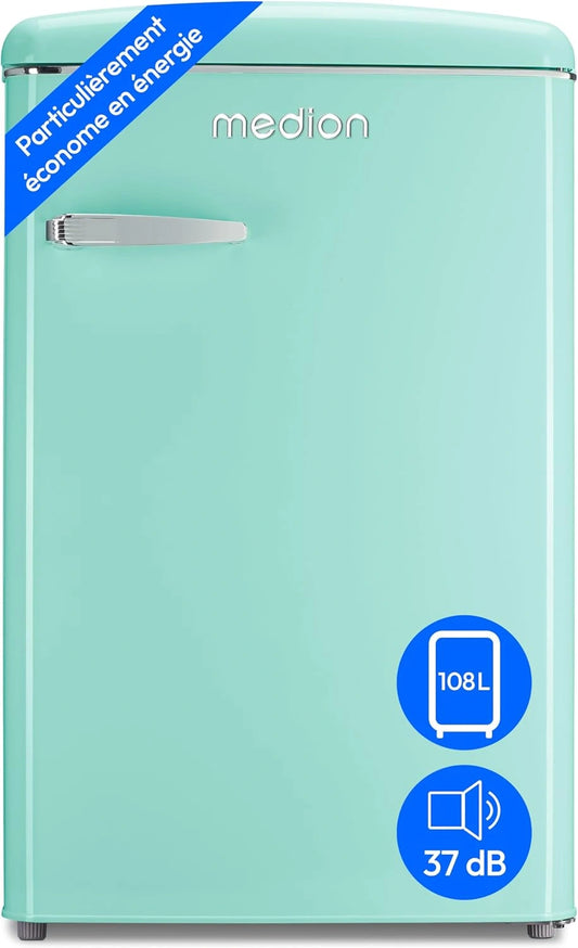 MEDION, Réfrigérateur, 95L, 13L, 108 litres, Vert
