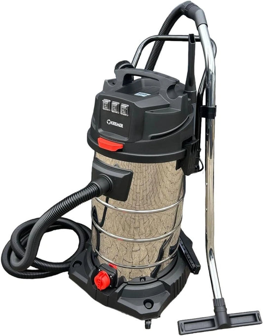 Aspirateur, 100 litres, 3000 W, 1000 watts, Argenté