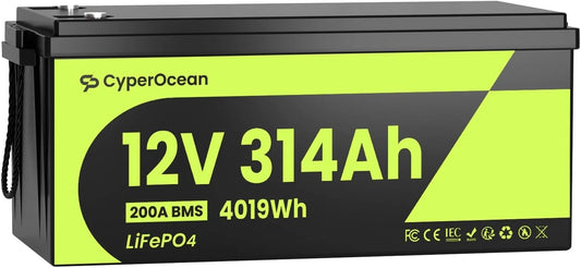 LiFePO4, Batterie, 200A, 12V