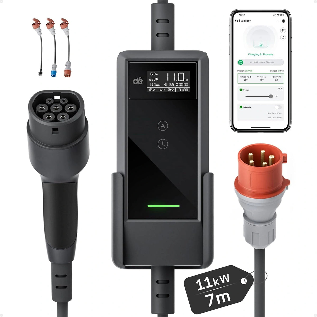 App, Chargeur, 16A, 400V, format mobile