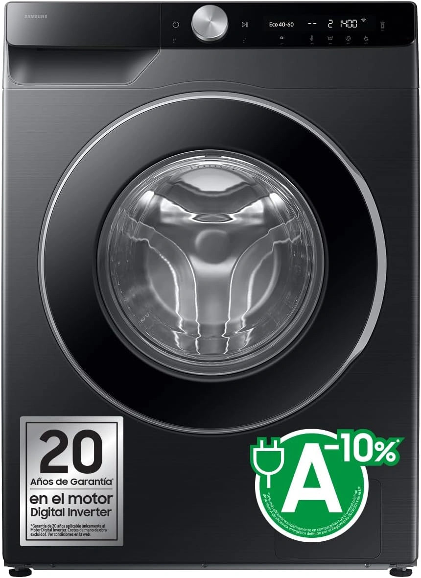 SAMSUNG, Lave-linge, WW90DG6U85LBU3, connecté, Noir