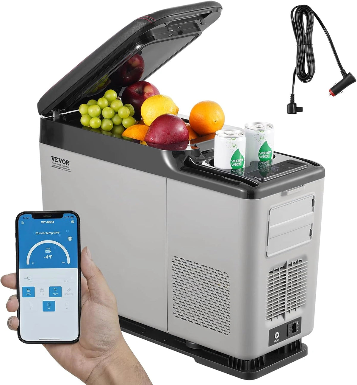 VEVOR, Réfrigérateur, 100-240, 15 L, 24 V, 240 V, format mobile