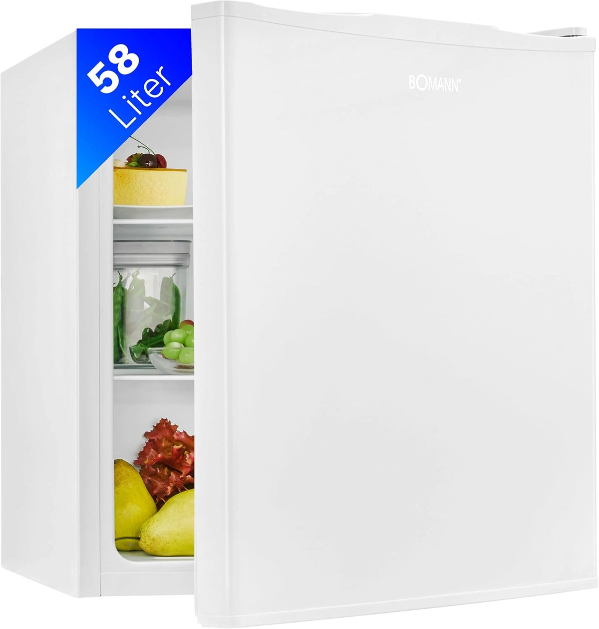 Bomann, Réfrigérateur, 58 L, Blanc