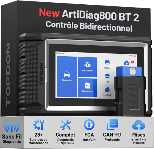 TOPDON, Appareil électrique, BT2, Bluetooth