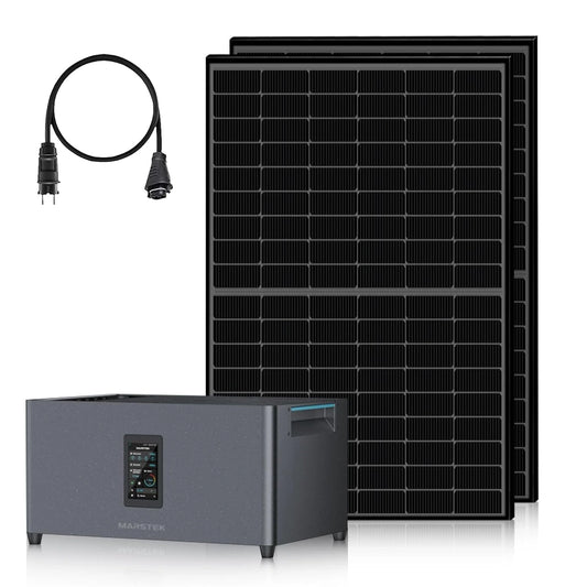 ECO-WORTHY, Kit solaire photovoltaïque, 430W, 2400W