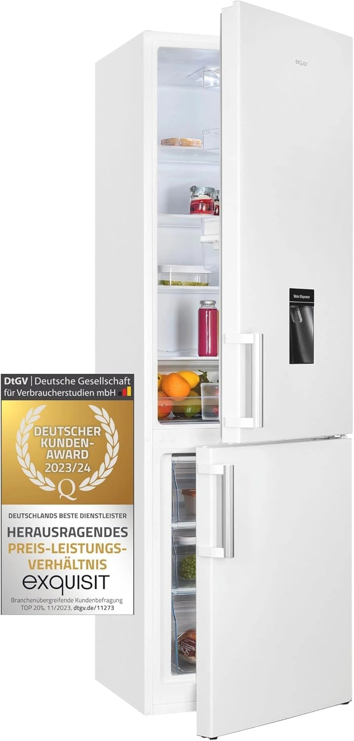 Exquisit, Réfrigérateur, KGC265-70-H-WS-010E, 268 l, Blanc