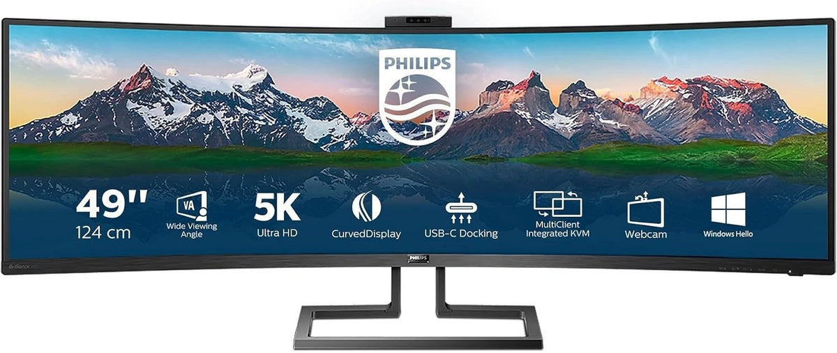 Philips, Écran, 499P9H, 49 Pouces, Noir