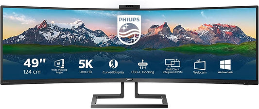 Philips, Écran, 499P9H, 49 Pouces, Noir