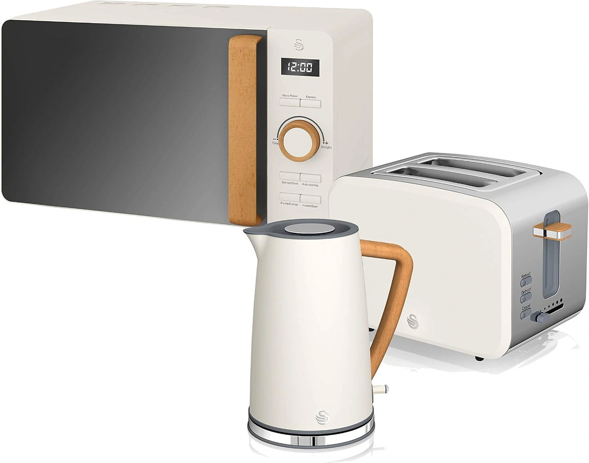 Swan, Four à micro-ondes, 1,7 l, 20 l, 3000 W, Blanc