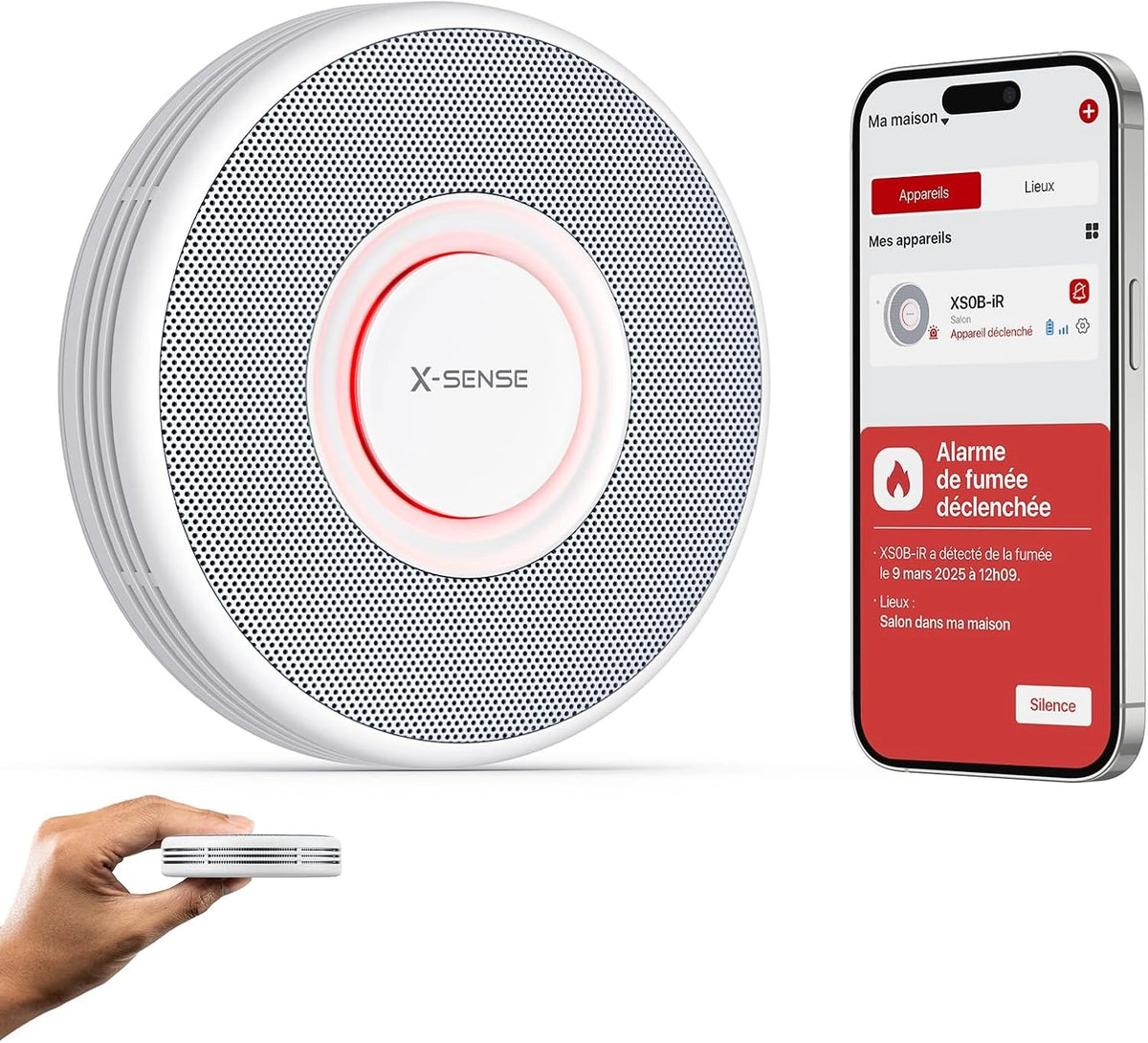 X-Sense, Appareil électrique, XS0B, Wi-Fi, connecté