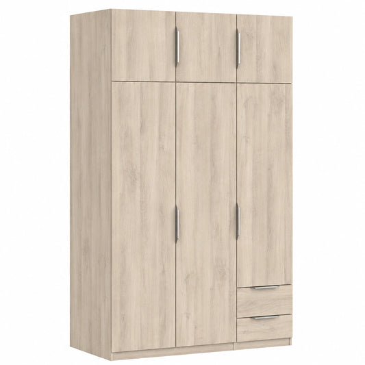 Grande armoire moderne avec penderie et tiroirs