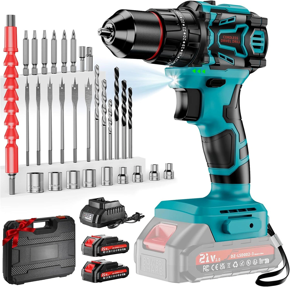 Perceuse, 21V, sans fil
