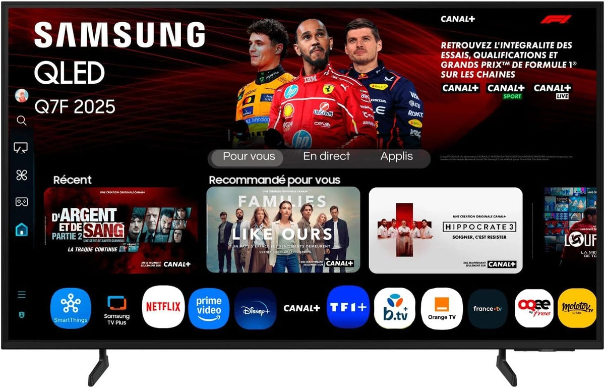Samsung, Téléviseur, 85Q7FA, 85 pouces, Wi-Fi, connecté