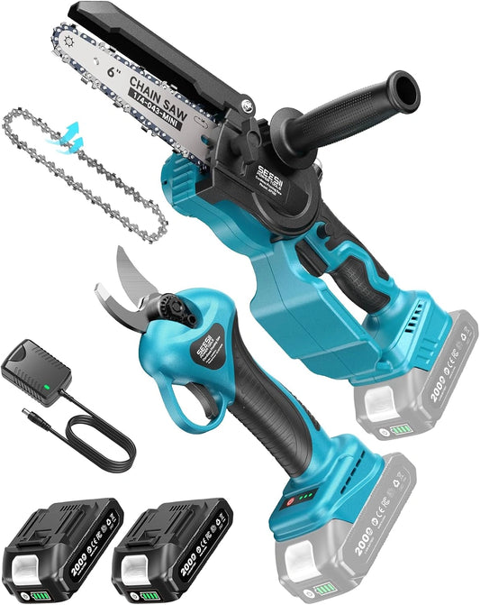 SEESII, Tronçonneuse électrique, 6 Pouces, sans fil