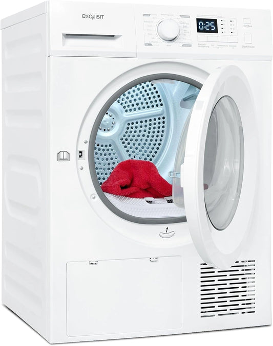 Exquisit, Sèche-linge, TWP803-030, Blanc