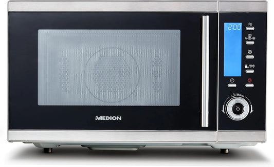MEDION, Four électrique, 25 L, 900 W, 1100 W, fonctionnement automatique, Argenté